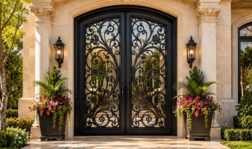 elegant front door design